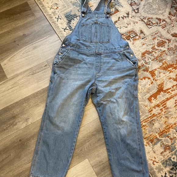Old Navy Slouchy Straight Overalls sz18 - Picture 2 of 6